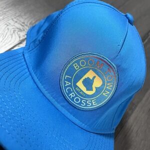 Retro Colorado Lacrosse Hat Mens Electric Blue Snap Back Patch Denver University